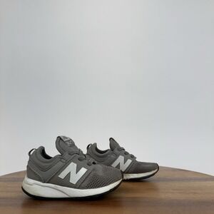 Little Kids New‎ Balance Baby 247 Gray Mesh Athletic Walking Sneakers Size 5 C